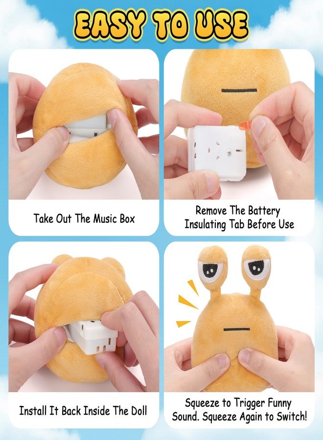 Dalycro Virtual Pet Plush with Sound - Funny Interactive Game Plush Toy for Adults Perfect Birthday for Fans Collectors (Game Pet) - Image 4